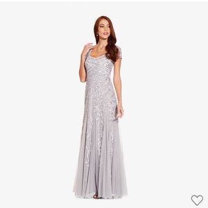 Adrianna Papell NWT Long Beaded Gown
